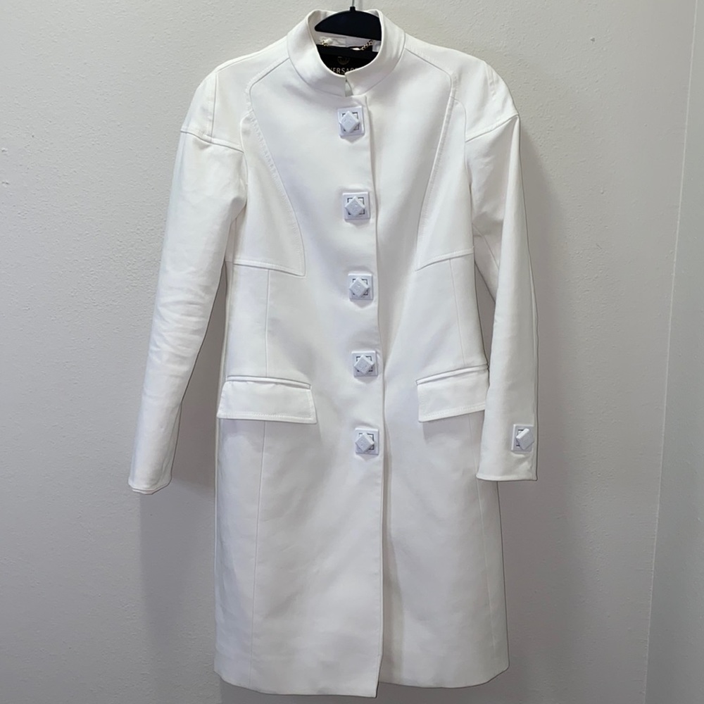 Versace White Coat
